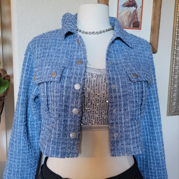 MADDEN BOUCLE CROPPED JACKET - Picture 3 of 7